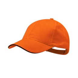 Rubec. Sapca 100% Brushed Cotton / Cap (MAKITO 4675 ) - ORANGE