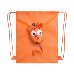 Kissa. Foldable Drawstring Bag (MAKITO 4788 ) - ORANGE