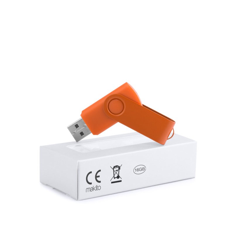 Survet 16Gb. USB Memory (MAKITO 6236 ) - ORANGE Survet 16Gb. USB Memory (MAKITO 6236 ) - ORANGE