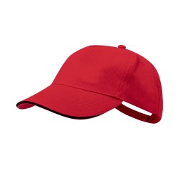 Kisse. Sapca 100% Brushed Cotton / Cap (MAKITO 4676 ) - RED