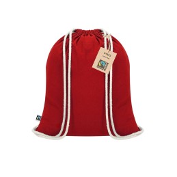 Dykes Fairtrade. Drawstring Bag (MAKITO 21640 ) - RED