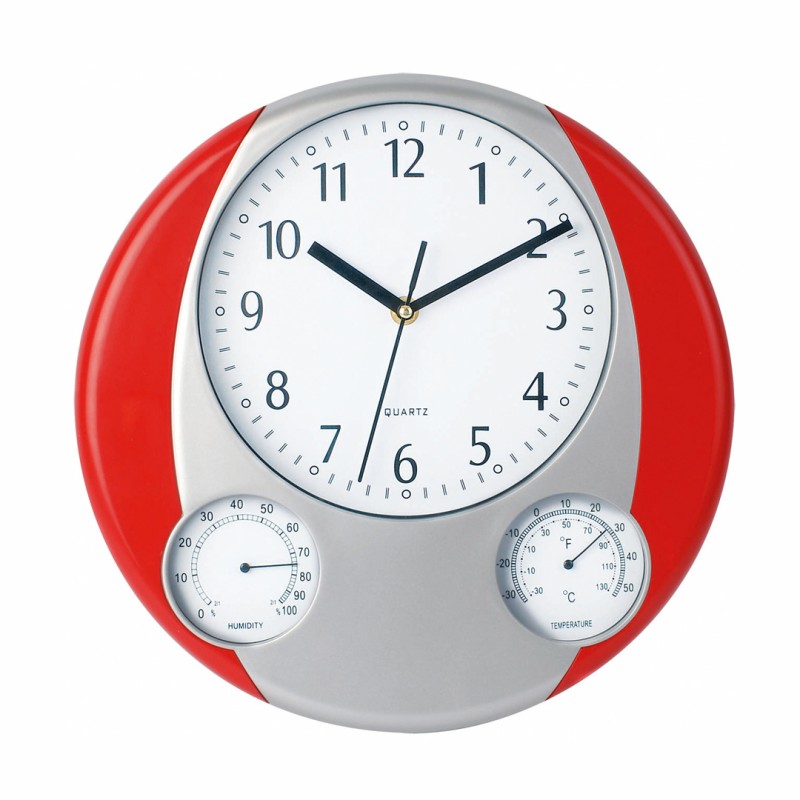 Prego. Wall Clock (MAKITO 9301 ) - RED